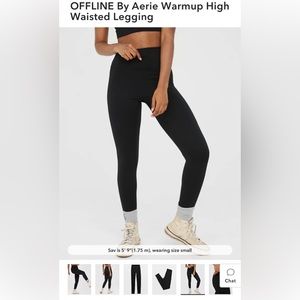Aerie Offline Warmup High-Waisted Leggings size M Short